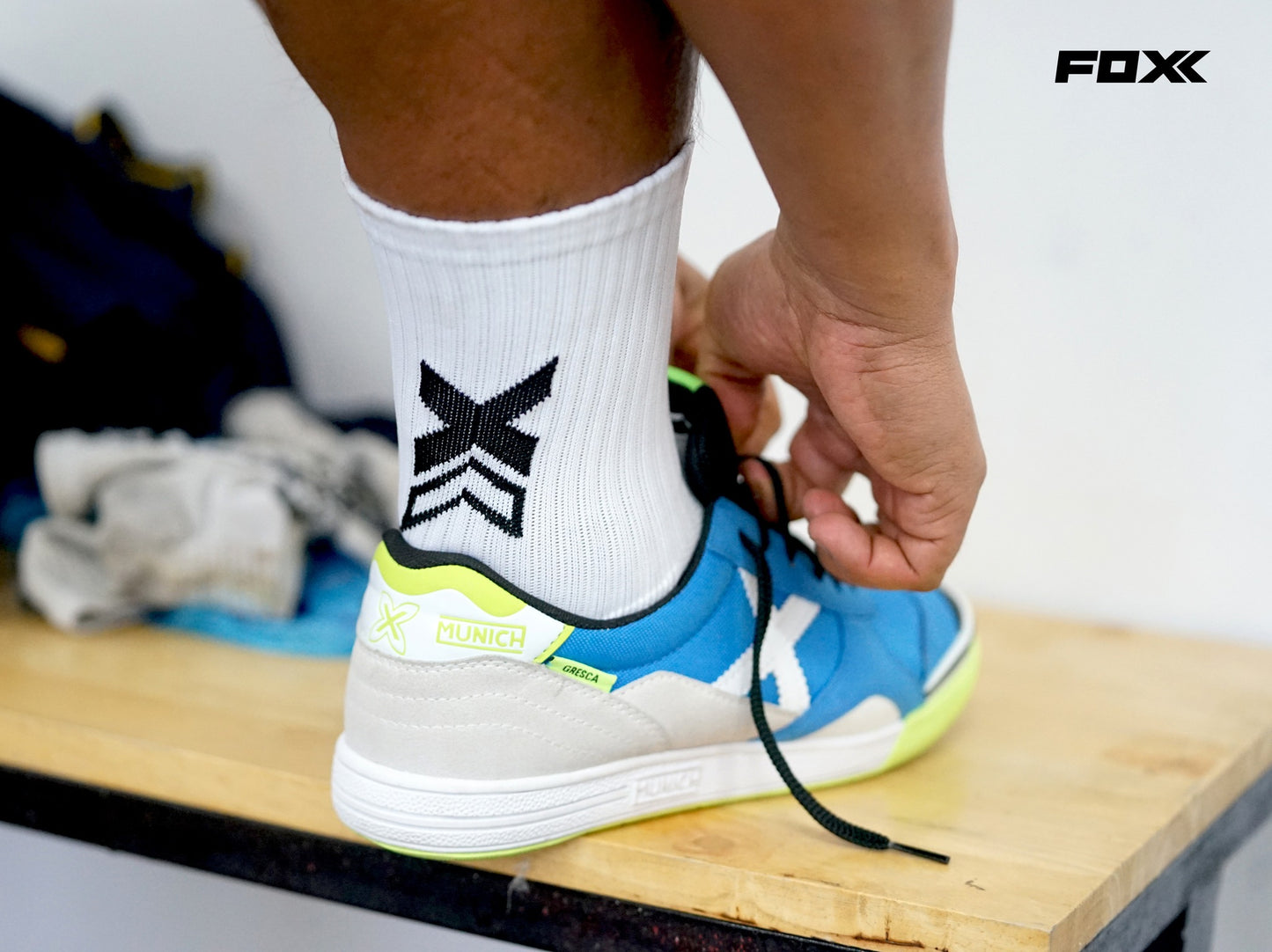 FOXX Grip Socks - White