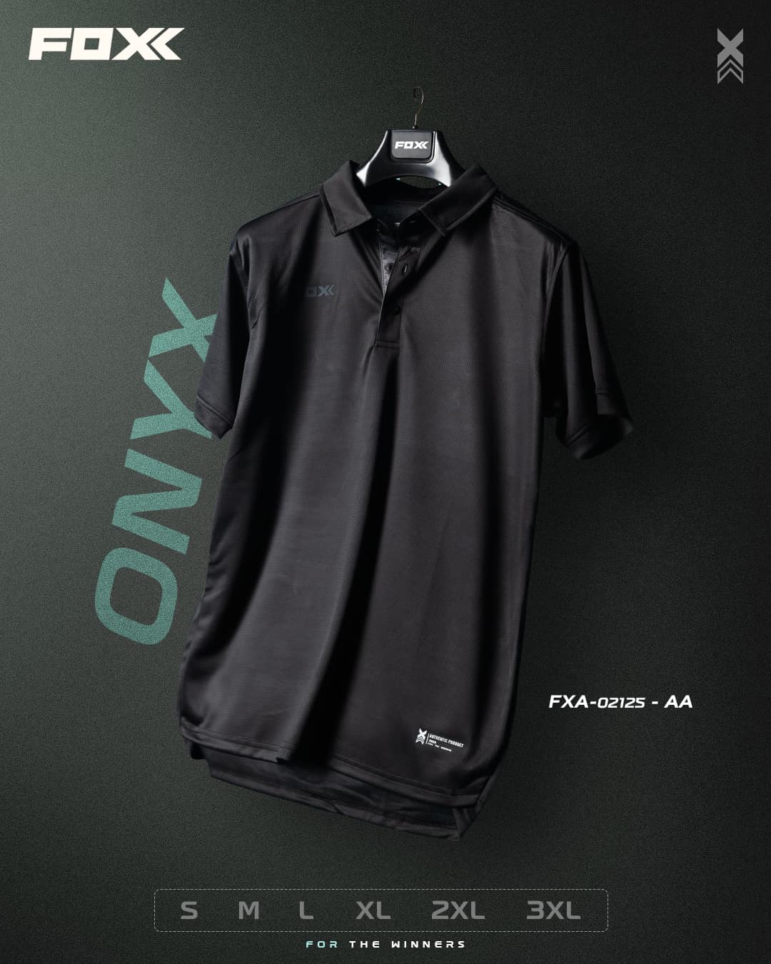 FOXX Polo - Onyx [ FXA-02125-AA ]