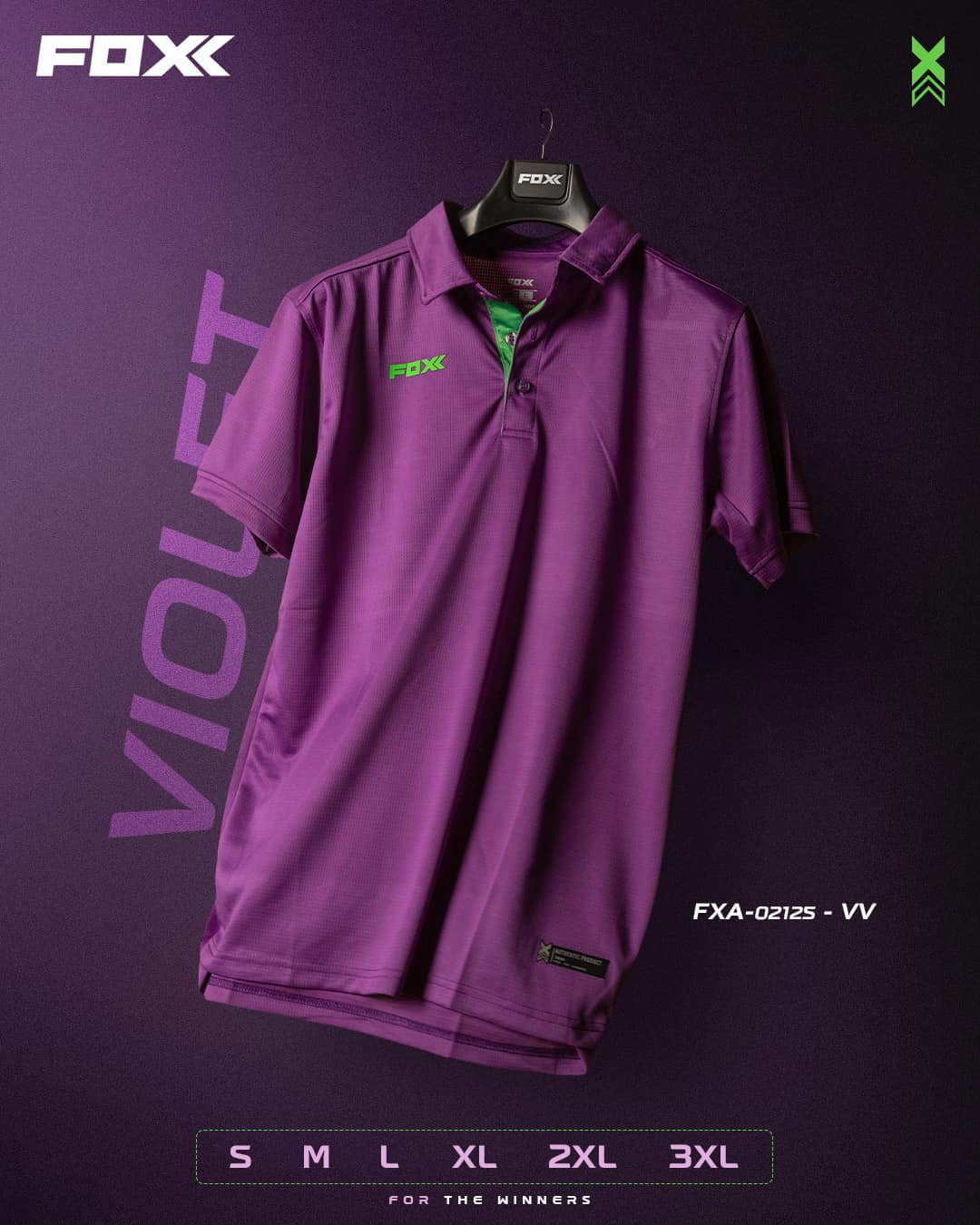 FOXX Polo - Violet [ FXA-02125-VV ]